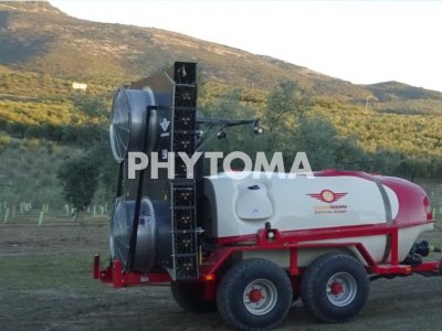 Aplicación de fitosanitarios en olivar 